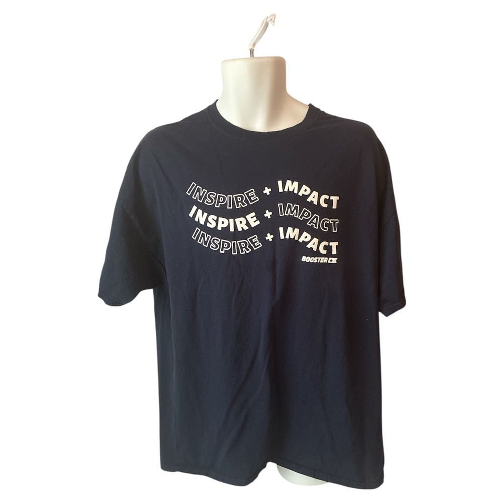 Fruit Of The Loom Blue Short Sleeve Tshirt Size 2XLarge Inspire + Impact Cotton